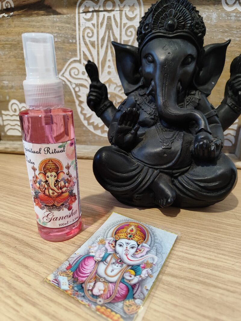 Agua Abrecaminos Ganesha con Oración de Regalo