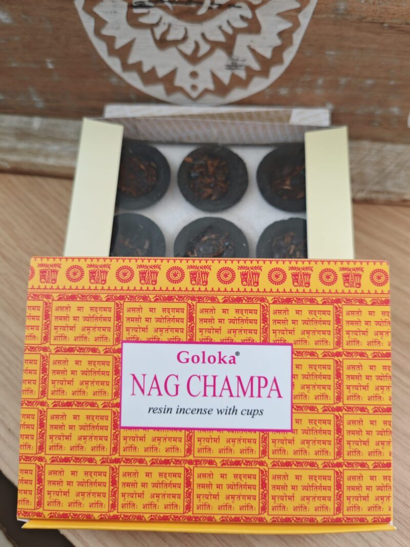 Carboncillos Goloka con Resina (Nag Champa)