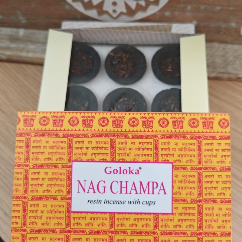 Carboncillos Goloka con Resina (Nag Champa)