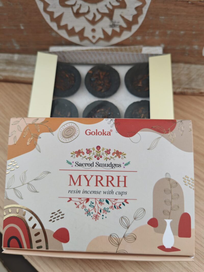 Carboncillos Goloka con Resina (Mirra)