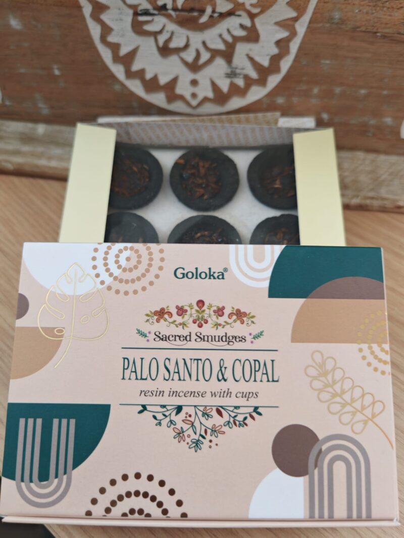 Carboncillos Goloka con Resina (Palo Santo y Copal)