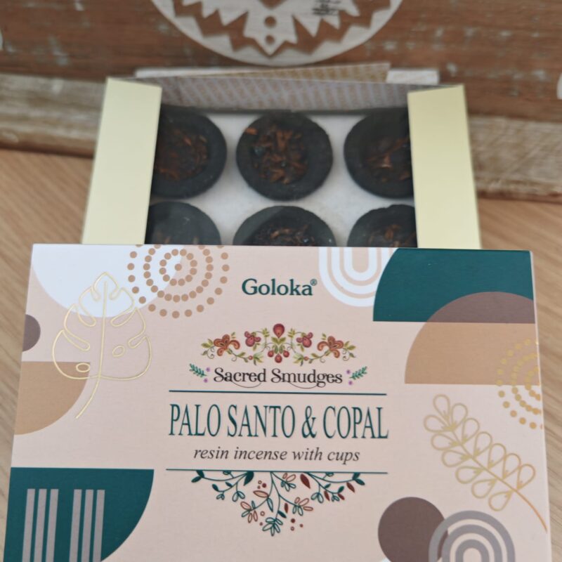 Carboncillos Goloka con Resina (Palo Santo y Copal)