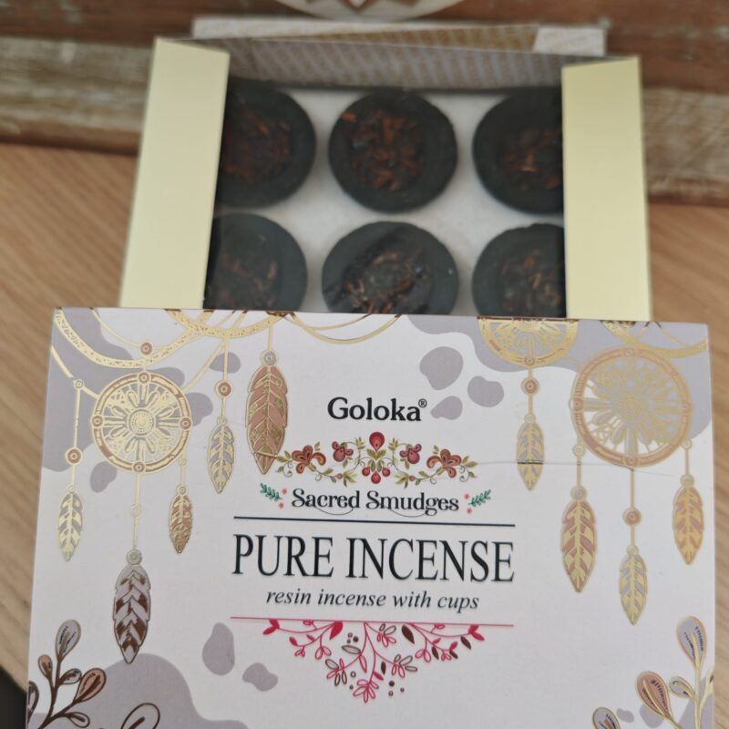 Carboncillos Goloka con Resina (Puro Incienso)