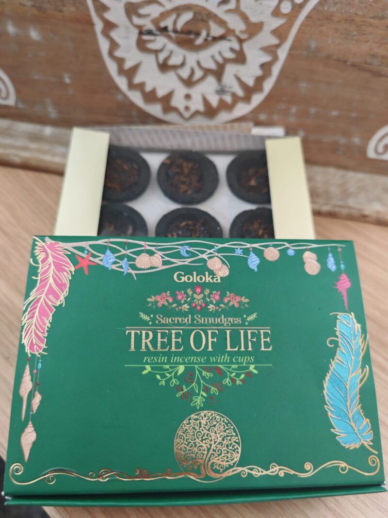 Carboncillos Goloka con Resina (Árbol de la Vida)