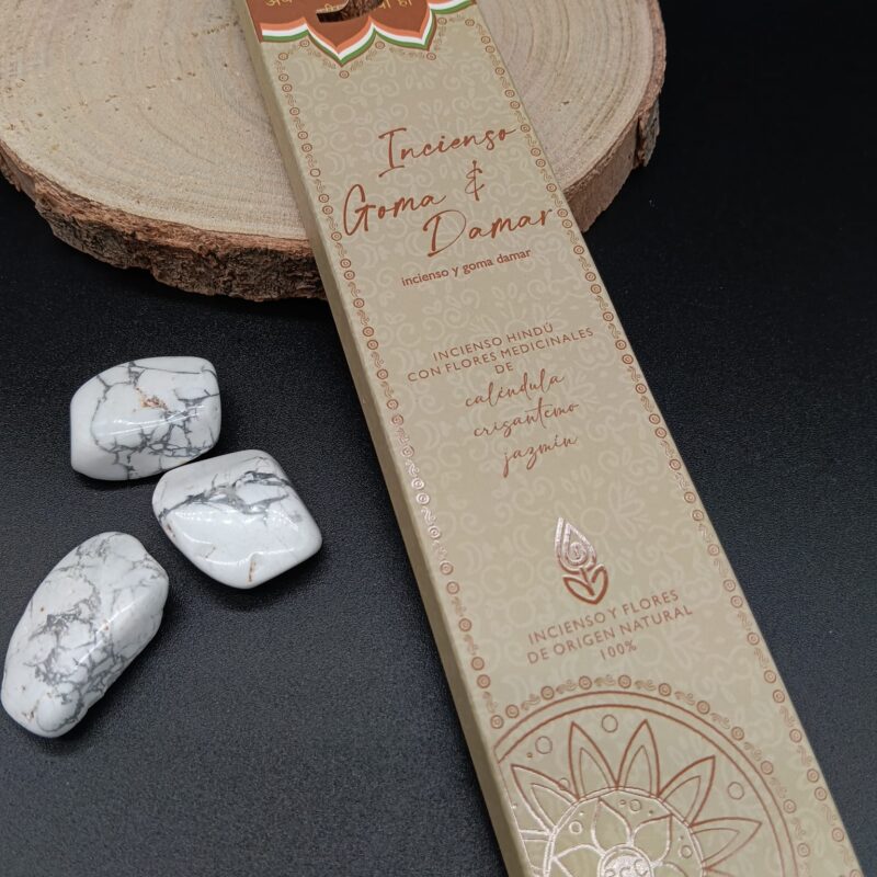 Incienso Hindú con Flores Medicinales "Incienso Goma & Damar"