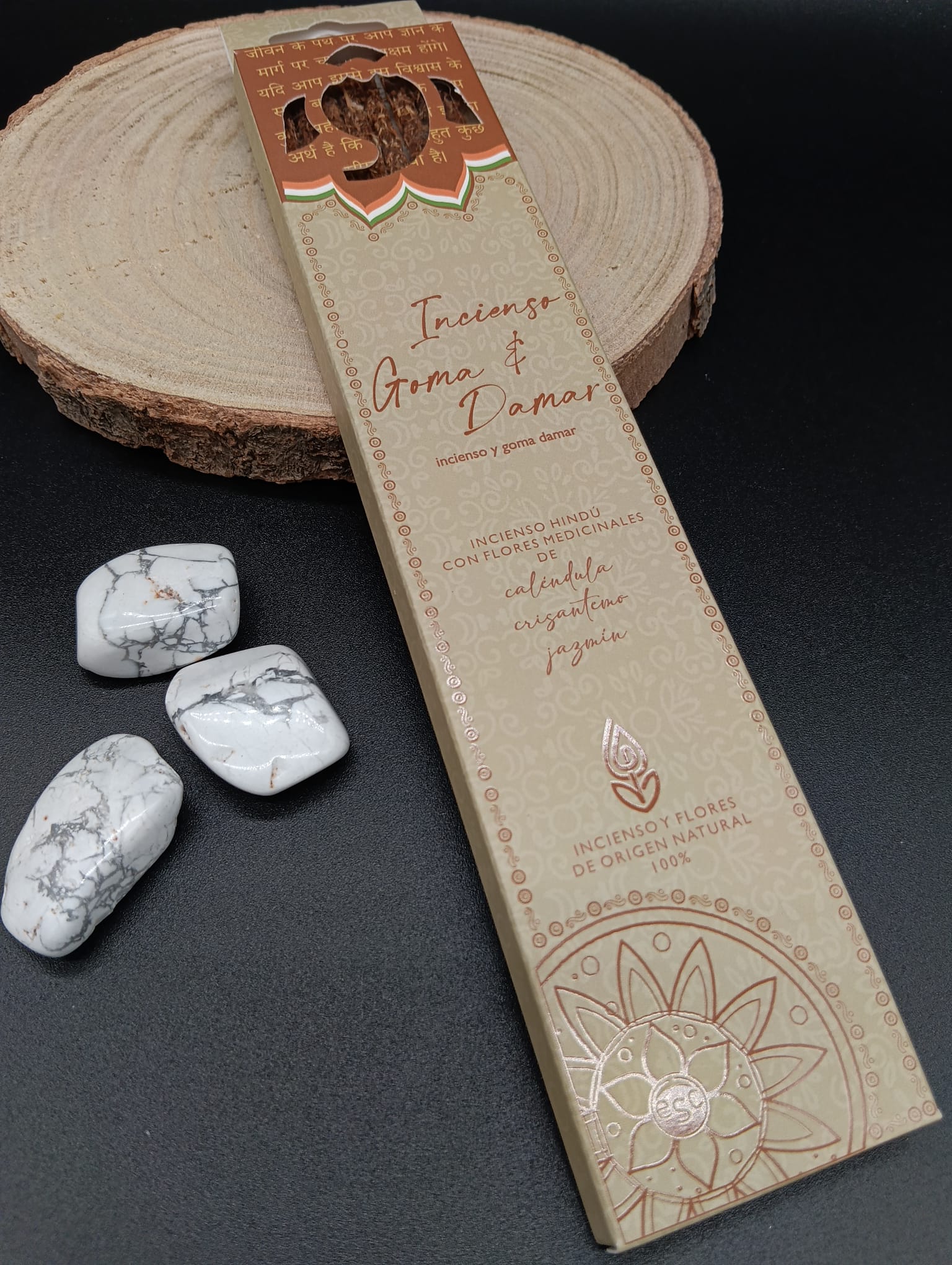 Incienso Hindú con Flores Medicinales "Incienso Goma & Damar"