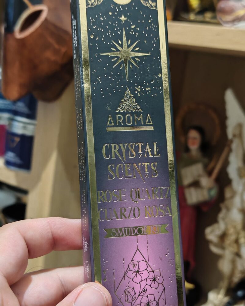 Incienso Crystal Cuarzo Rosa - Imagen 2