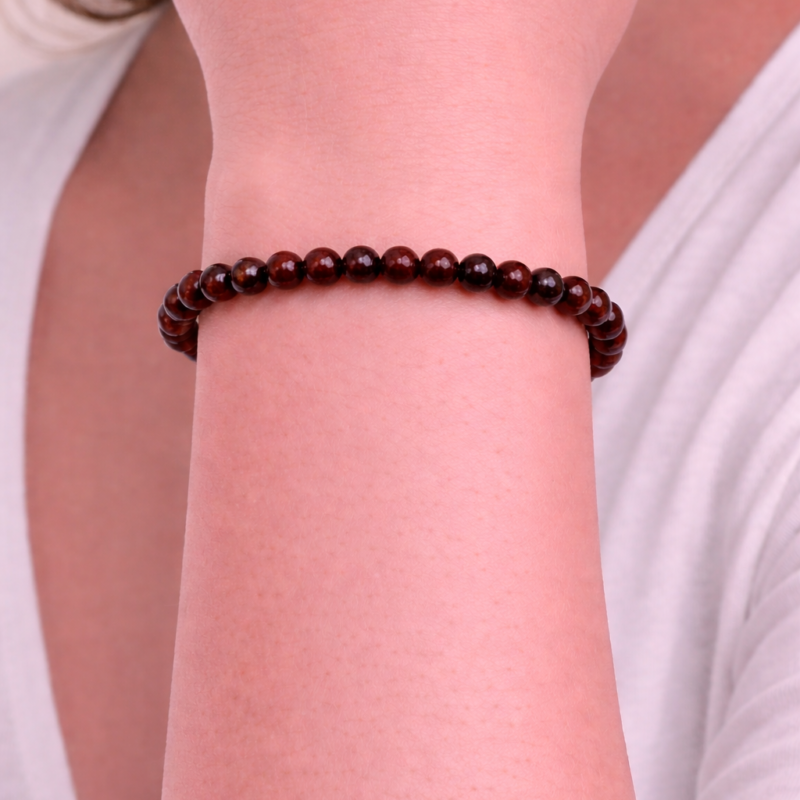 Pulsera Granate 4 mm