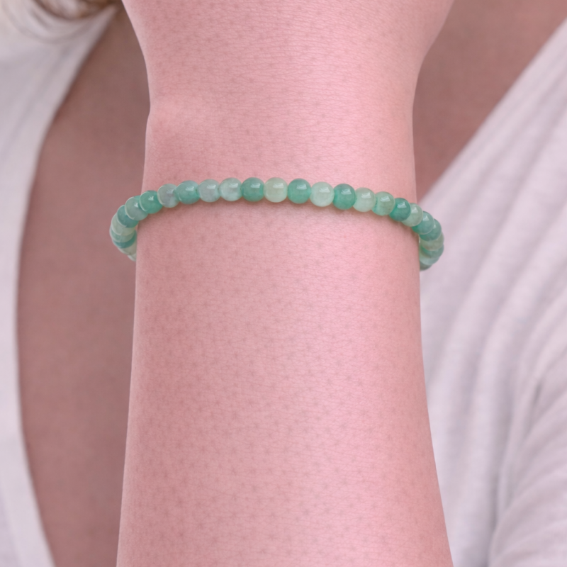 Pulsera Amazonita 4 mm