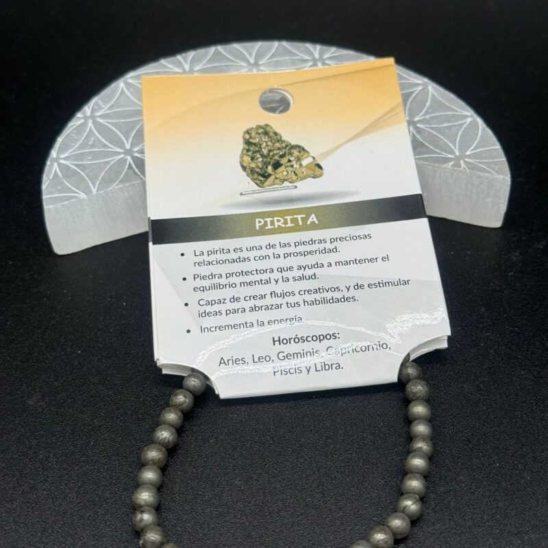 Pulsera Pirita 4mm