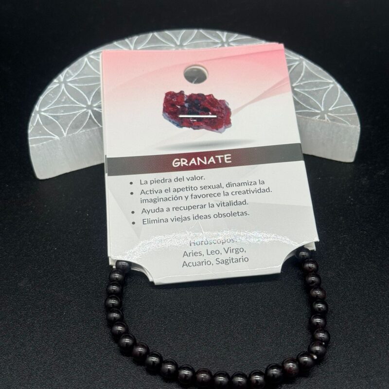 Pulsera Granate 4mm