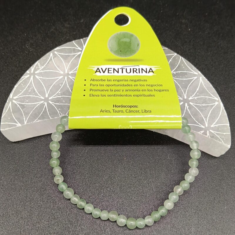 Pulsera 4-5mm Aventurina
