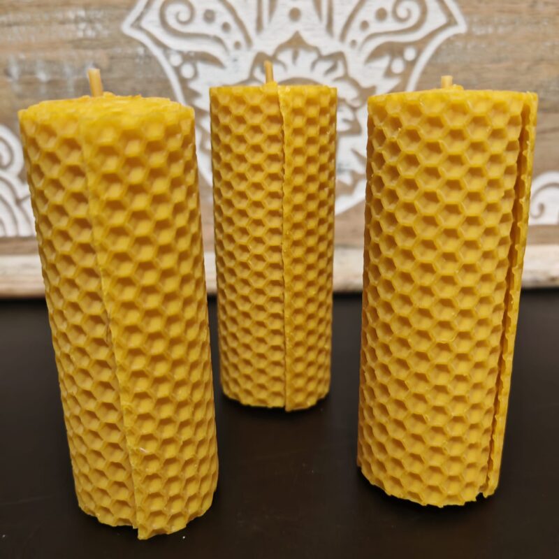 Vela de Miel Cilíndrica Grande