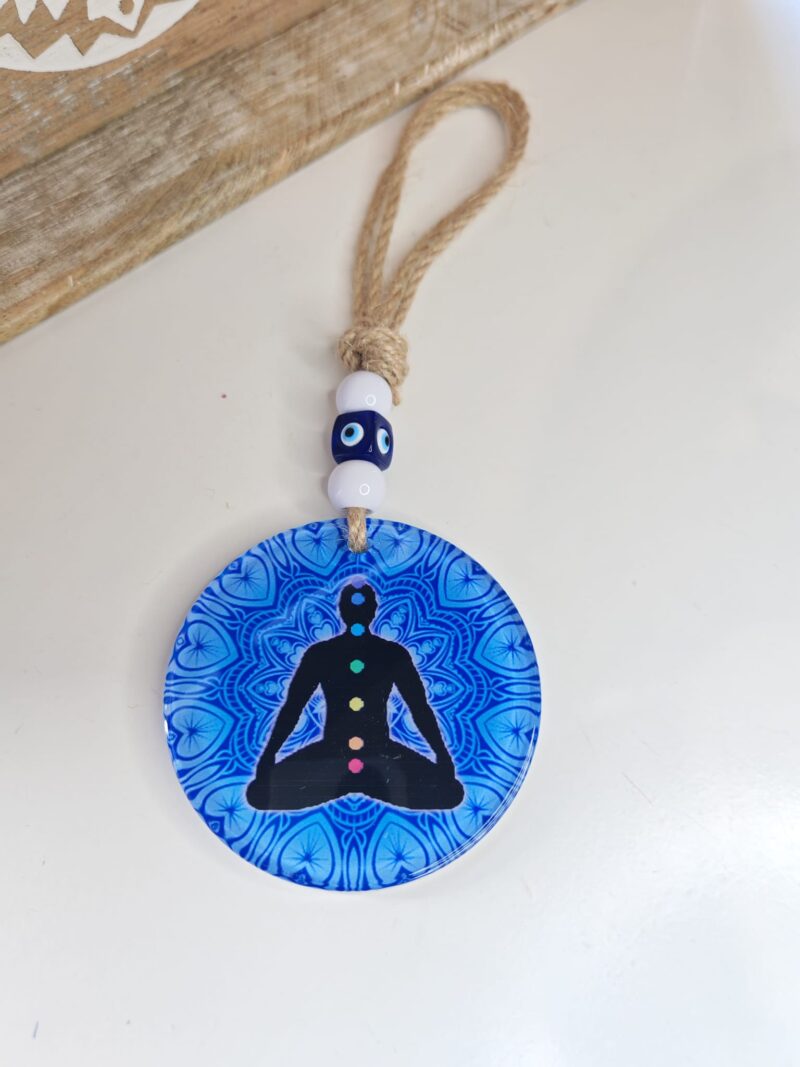 Colgador Ojo Turco Cristal 7 Chakras