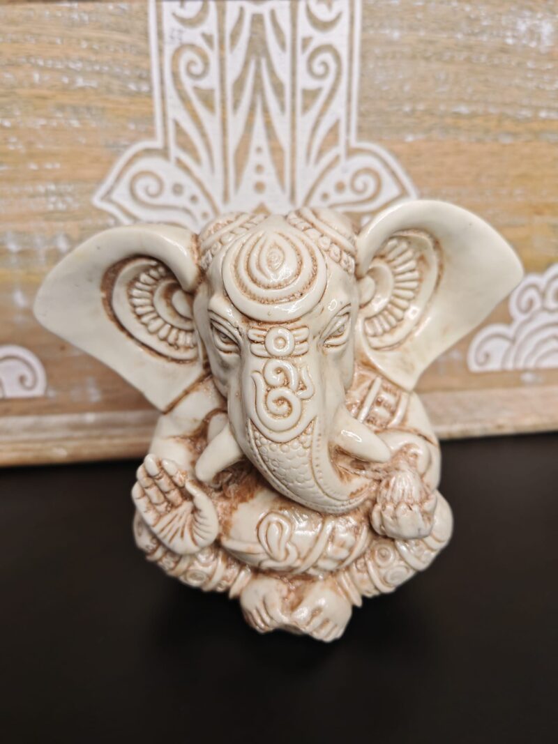 Ganesha Color Marfil 13cm