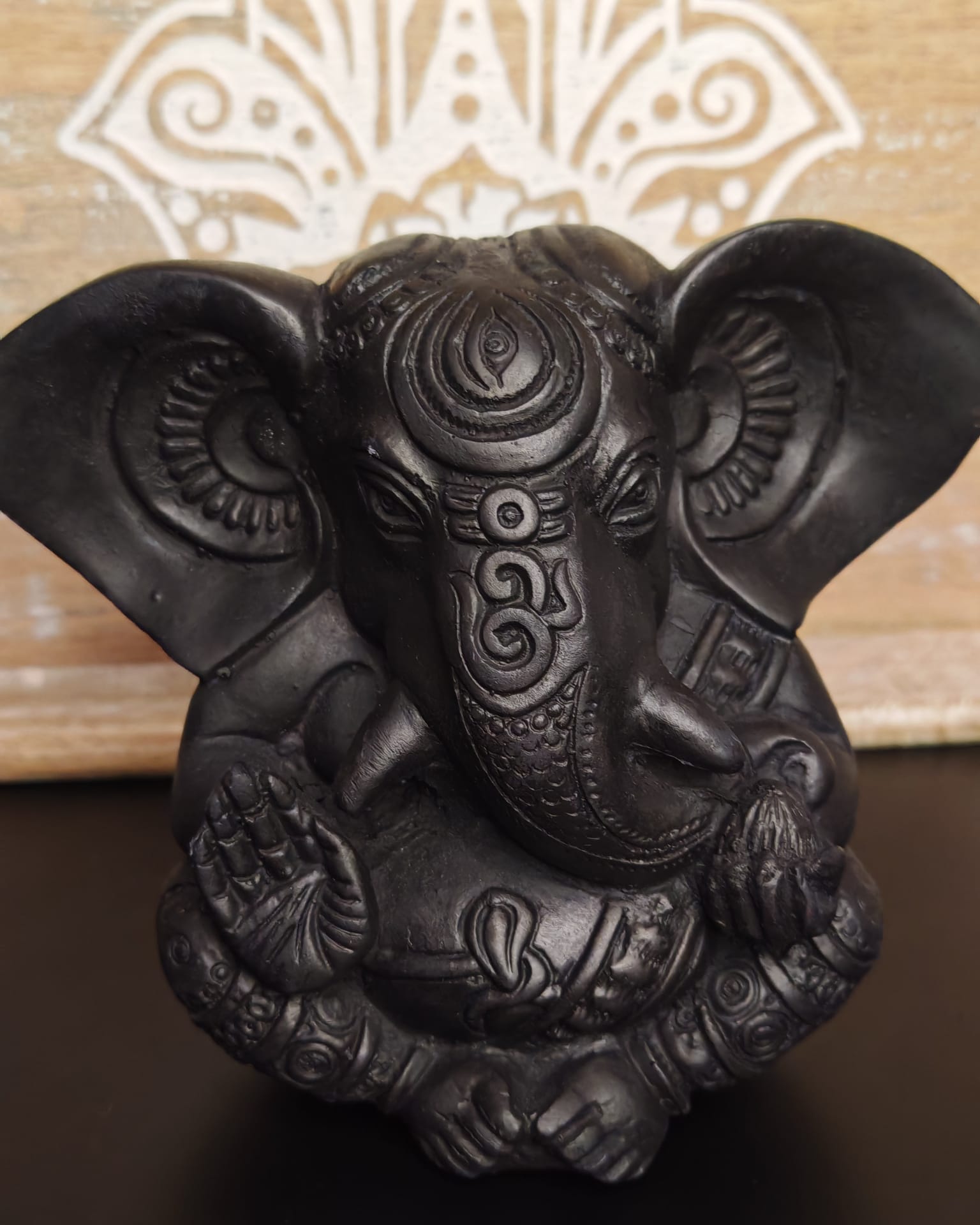 Ganesha Color Negro 13cm - Imagen 2
