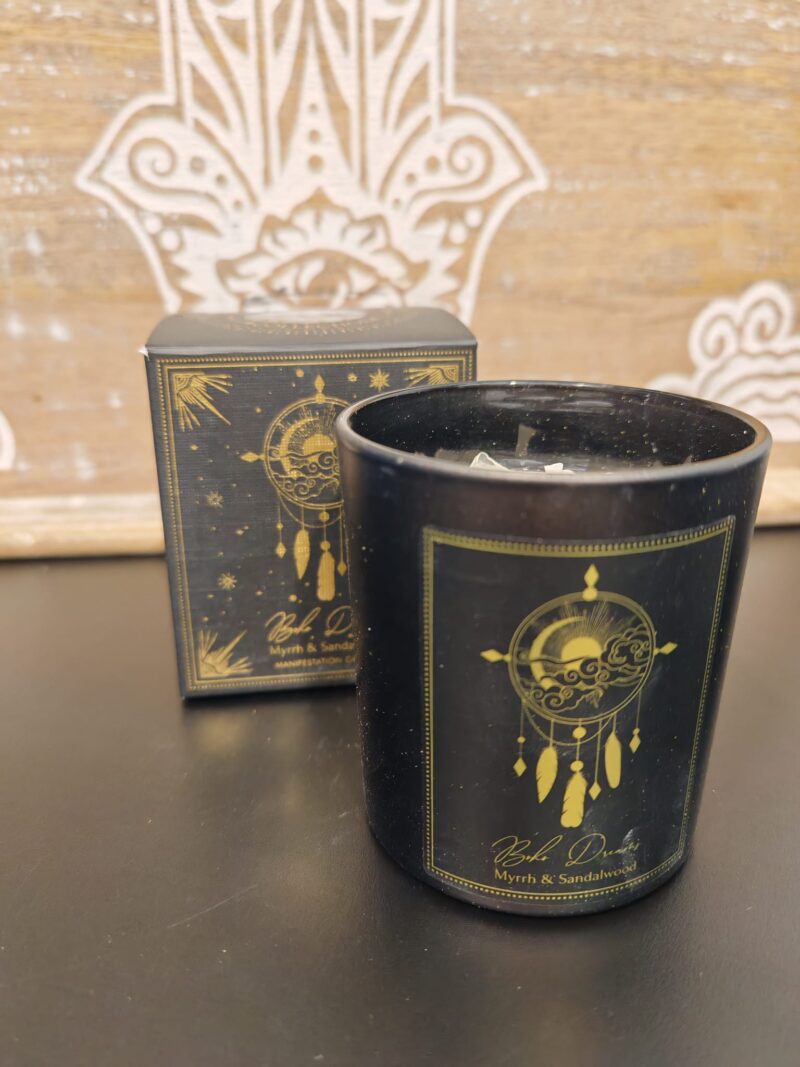 Vela Mirra - Sándalo con Citrino Colección Esotérica