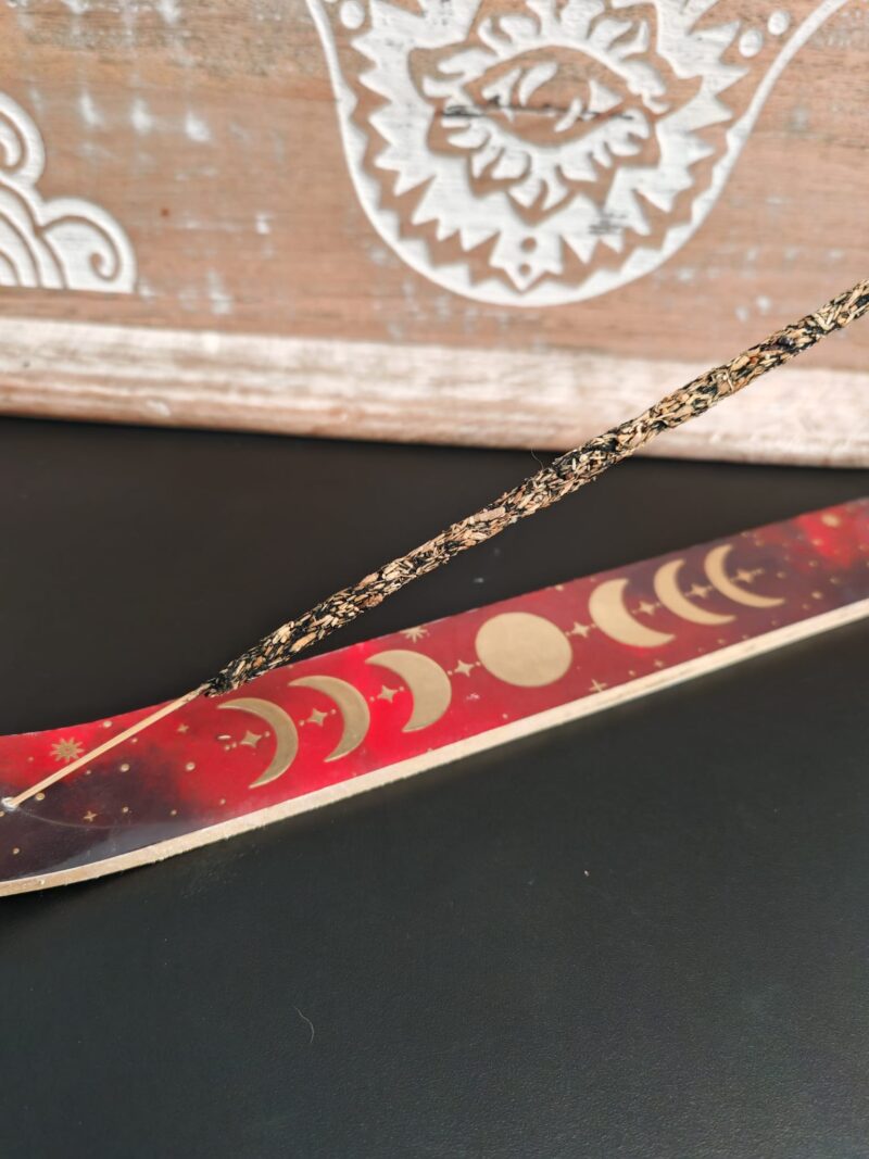 Incensario Fases Lunares Rojo (Colección Negra) - Imagen 2
