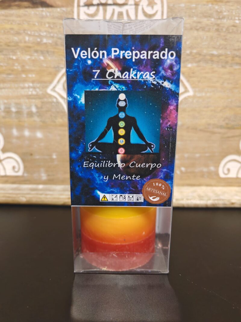 Velón Preparado 7 Chakras