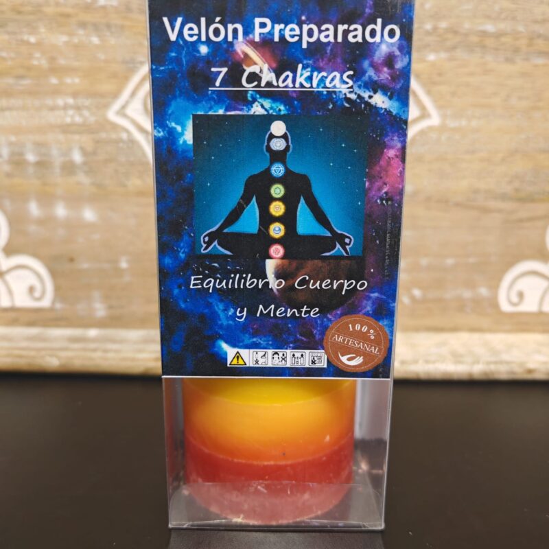 Velón Preparado 7 Chakras