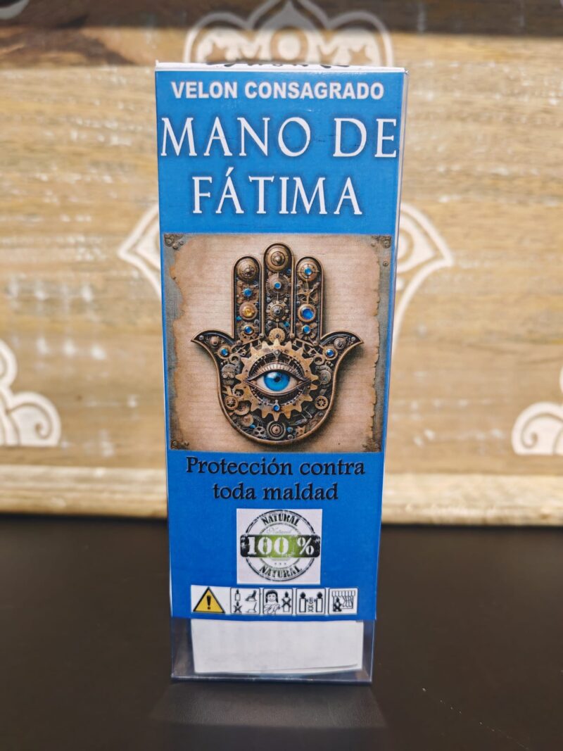 Velón Consagrado Mano de Fátima