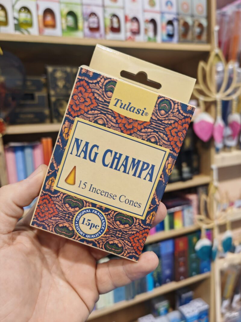 Conos de Incienso Nag Champa Tulasi
