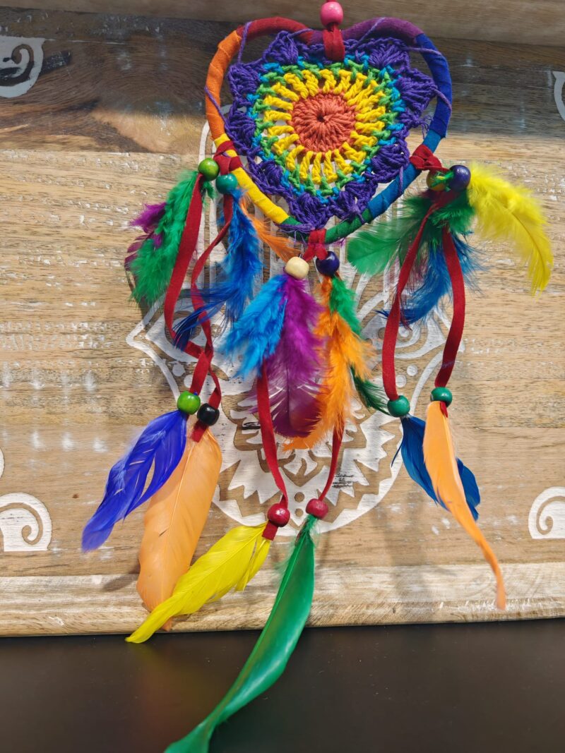 Atrapasueños Corazón Multicolor - Imagen 2