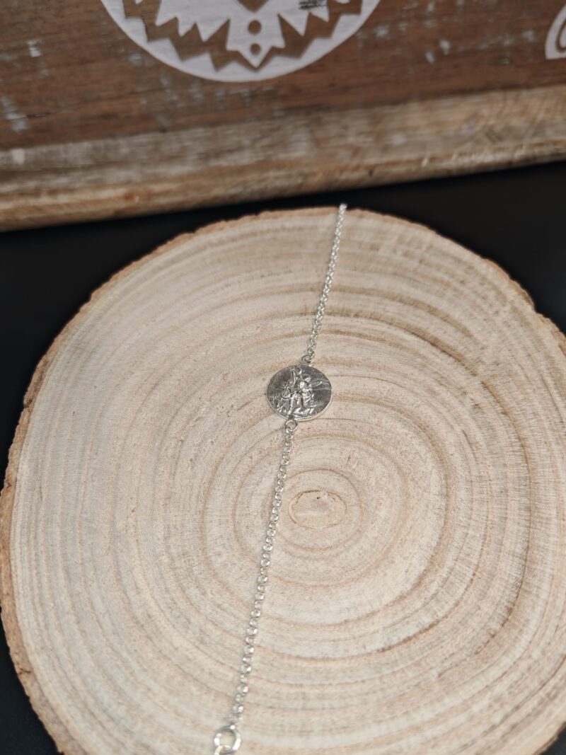 Pulsera Plata San Miguel Arcángel - Imagen 2