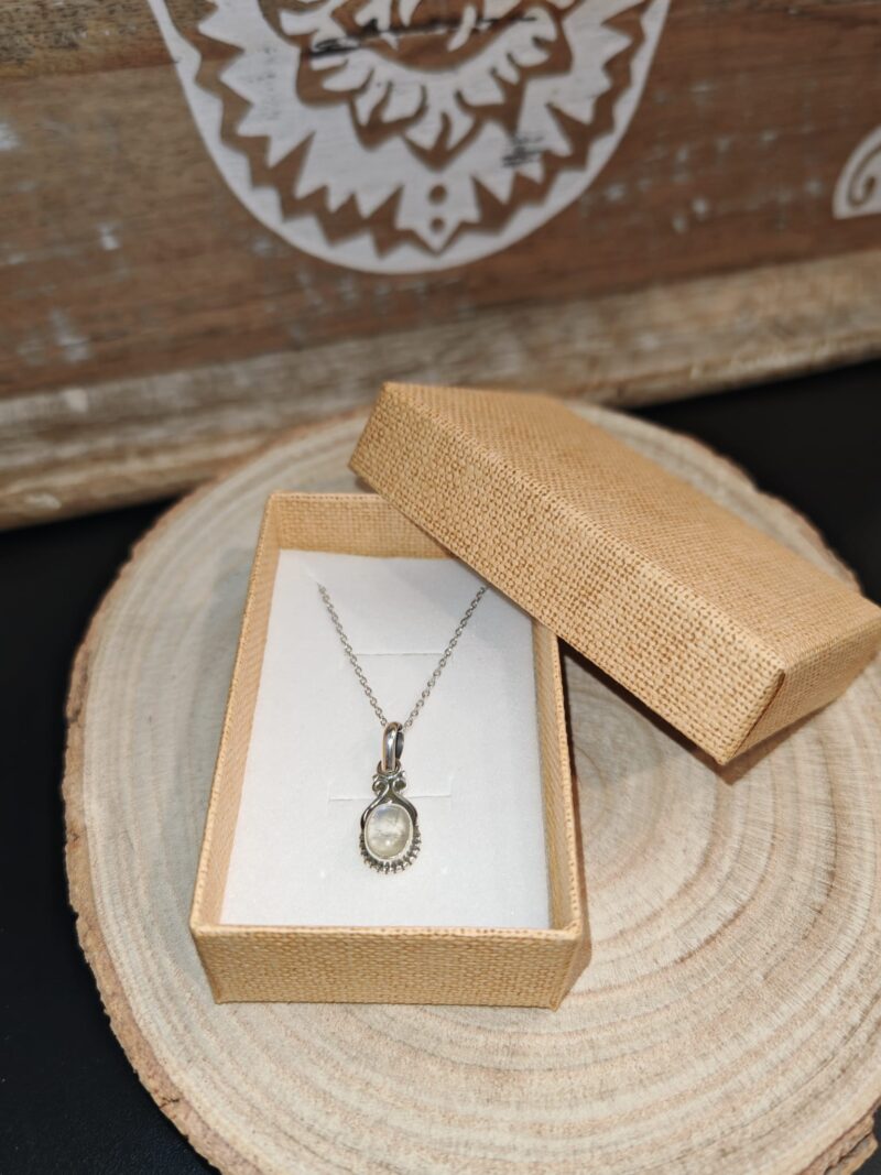 Colgante de Plata Piedra Luna - Imagen 2