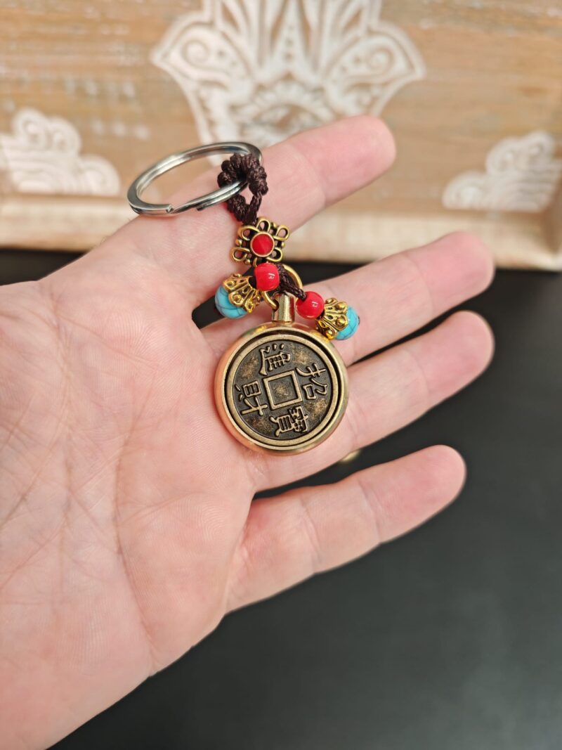 Llavero Moneda Generador de Abundancia - Imagen 2