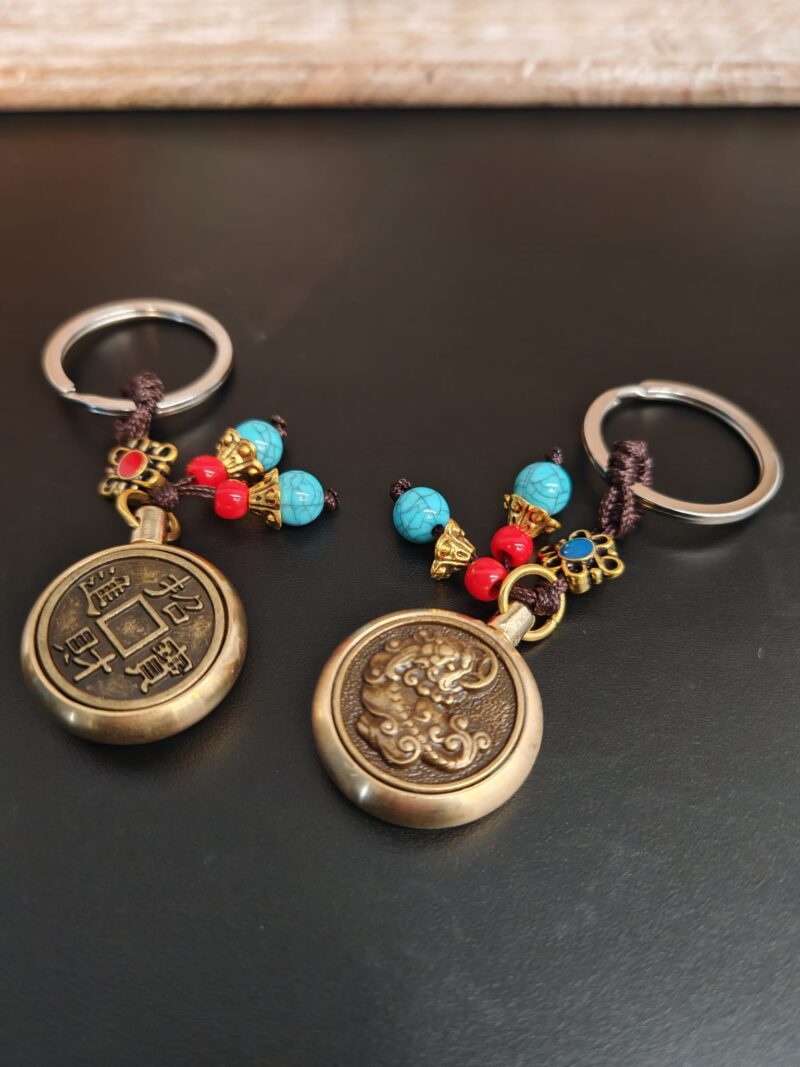 Llavero Moneda Generador de Abundancia