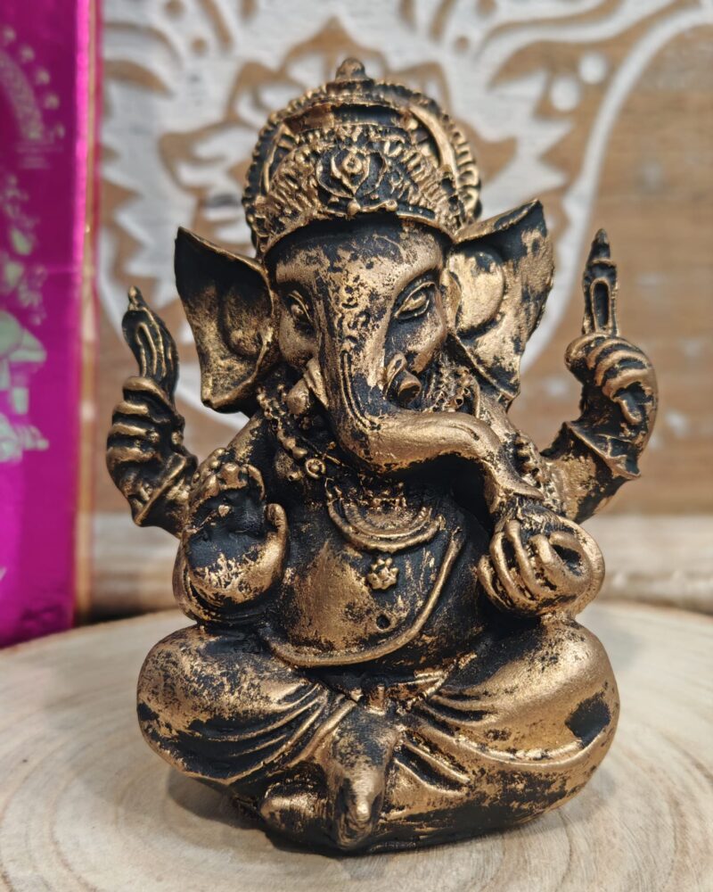 Ganesha Dorada 9cm - Imagen 2