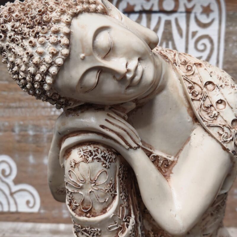 Buda Sentado Marfil - 23 cm