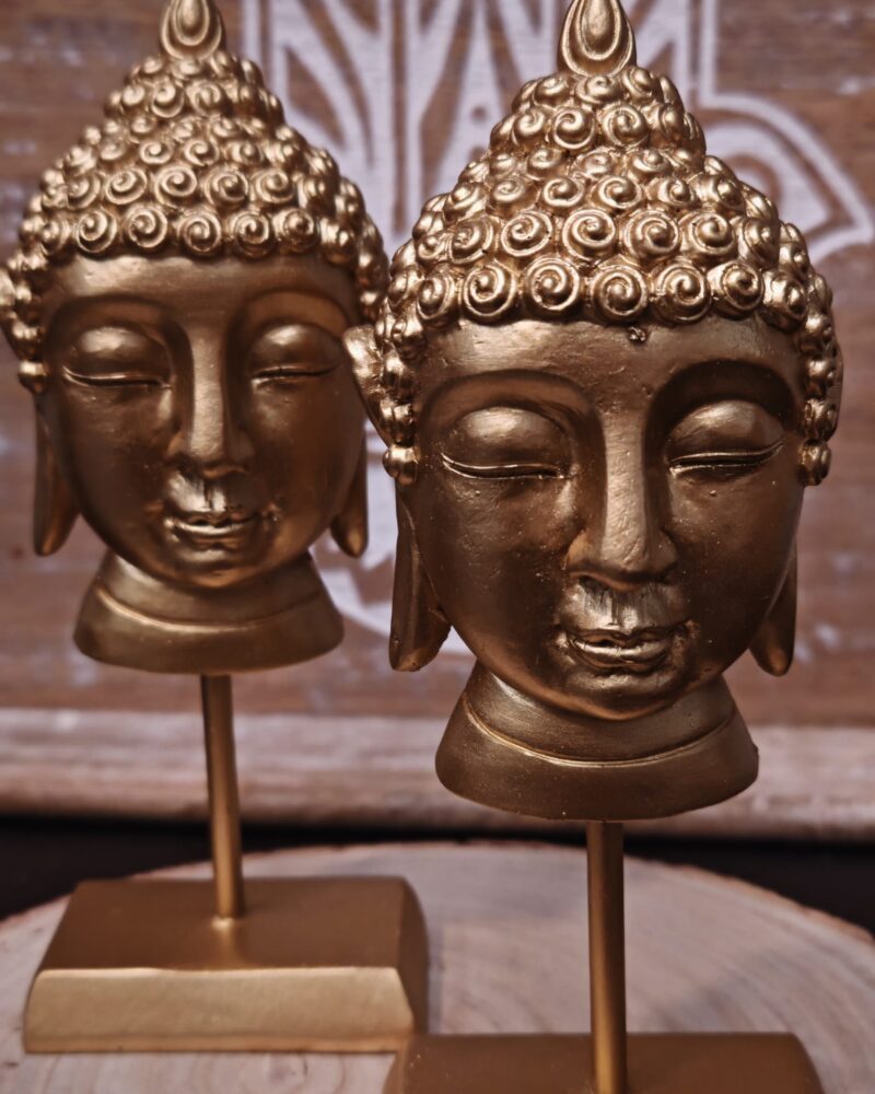 Busto Buda Dorado - Imagen 2