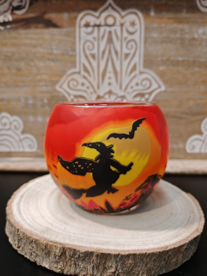 Porta Velas Cristal Bruja