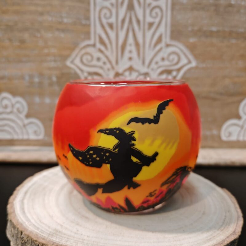 Porta Velas Cristal Bruja
