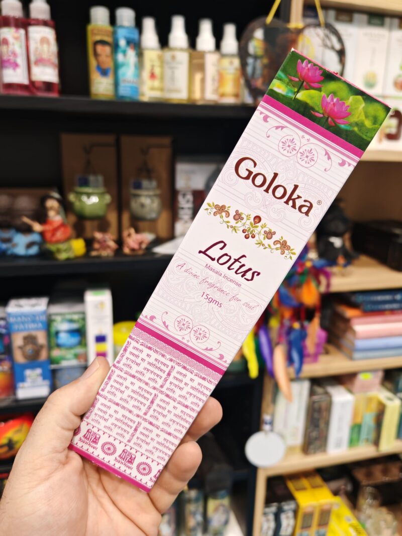 Goloka Incienso Flor de Loto