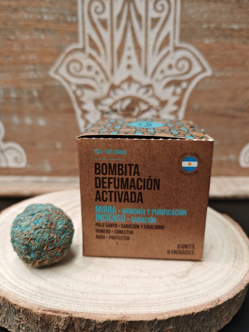 Bombitas Defumación 8 unidades Mirra-Incienso Sagrada Madre