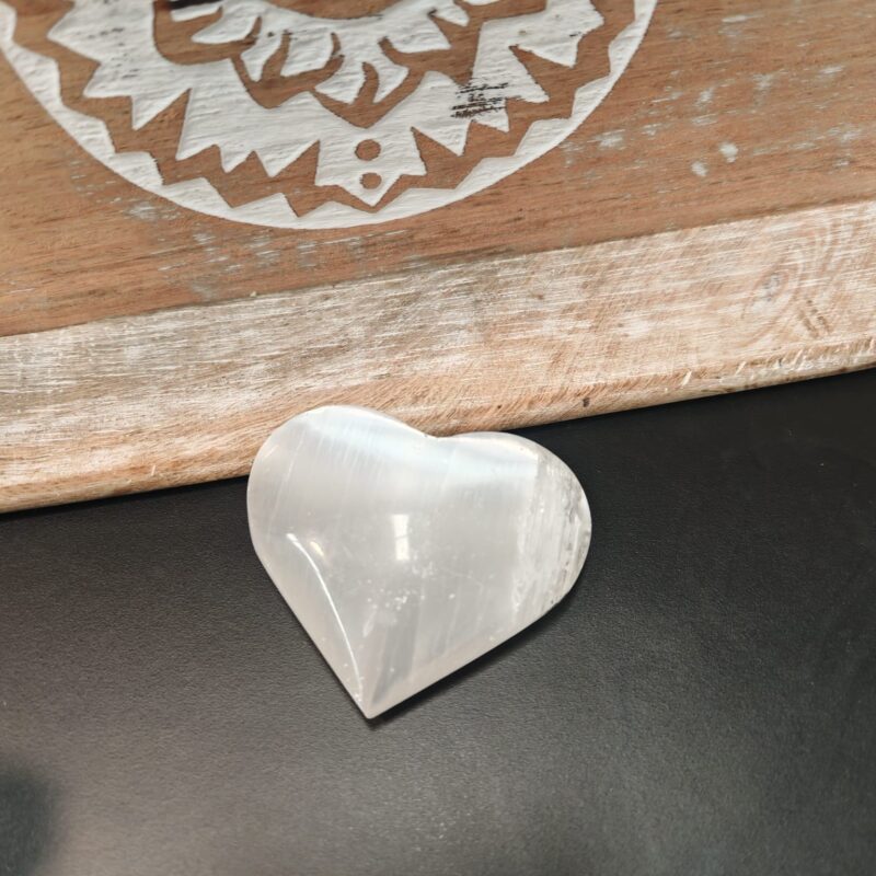 Corazón de Selenita (6-7cm)