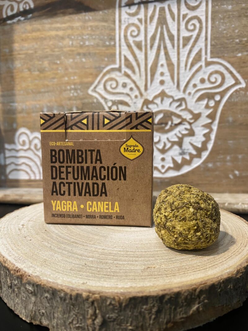 Bombitas Defumación 8 unidades Yagra-Canela Sagrada Madre