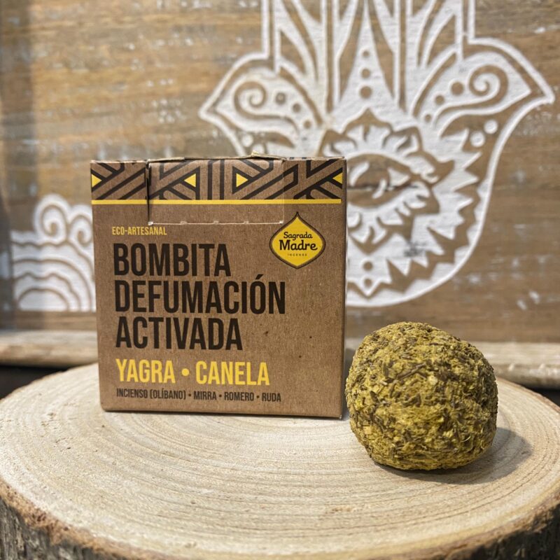Bombitas Defumación 8 unidades Yagra-Canela Sagrada Madre