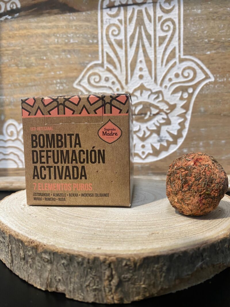 Bombitas Defumación 8 unidades 7 Elementos Puros Sagrada Madre