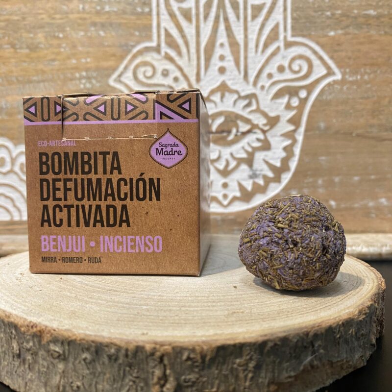 Bombitas Defumación 8 unidades Benjui-Incienso Sagrada Madre