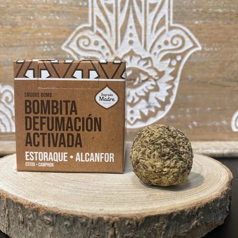 Bombitas Defumación 8 unidades Estoraque-Alcanfor Sagrada Madre