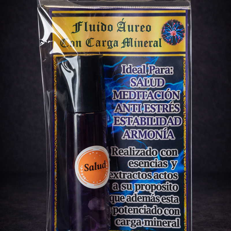 Fluido Áureo con Carga Mineral Salud