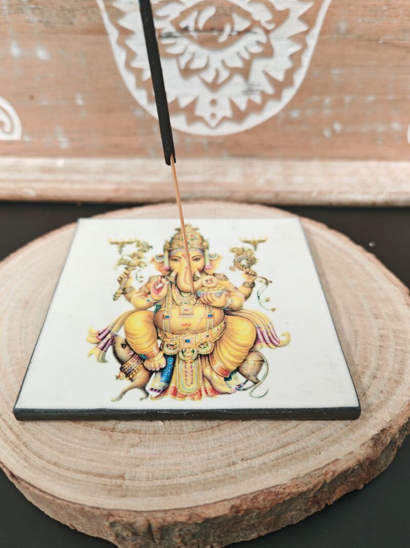 Porta incienso Ganesha Cuadrado (Modelo 1) - Imagen 2