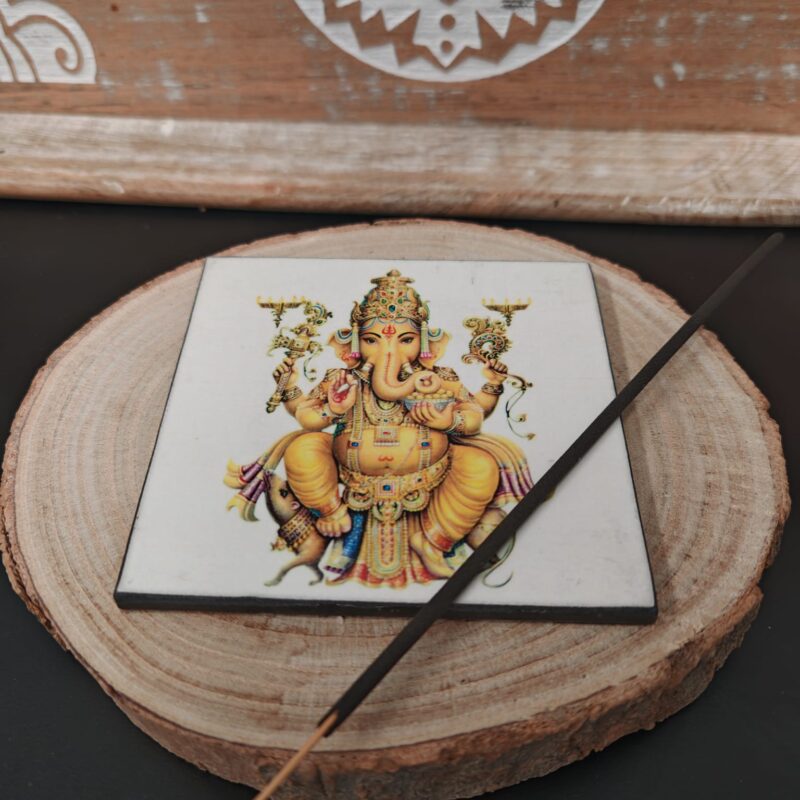 Porta incienso Ganesha Cuadrado (Modelo 1)