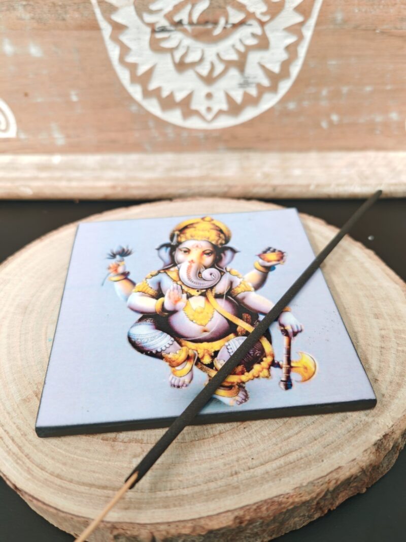 Porta incienso Ganesha Cuadrado (Modelo 2)