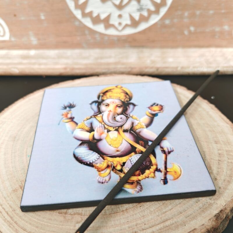 Porta incienso Ganesha Cuadrado (Modelo 2)