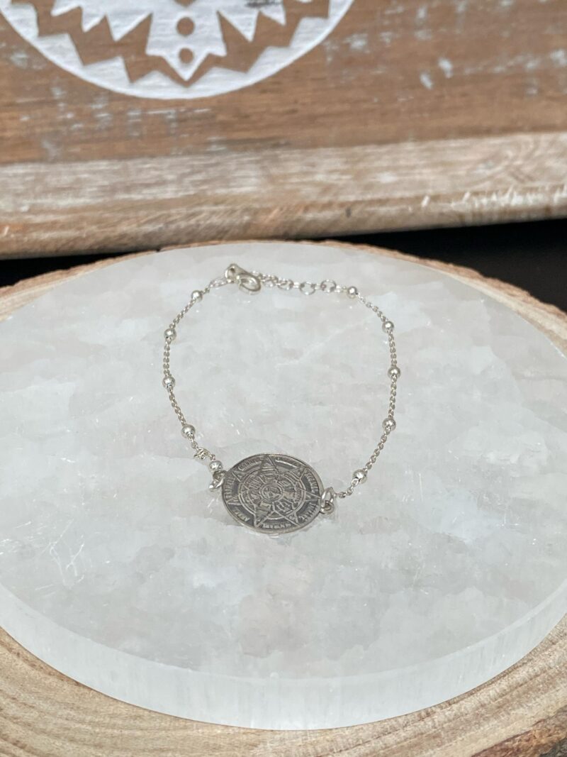 Pulsera Sello Arcángeles - Plata de Ley